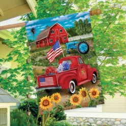 Land Of The Free Summer House Flag Patriotic 28" X 40" Briarwood Lane 5 Land Of The Free Summer House Flag Patriotic 28" X 40" Briarwood Lane -Sunnydaze Decor Store GUEST 4974b4ae f098 434b acf7 68d16508d555