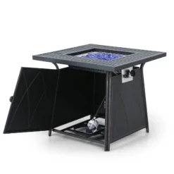 Captiva Designs 7pc Steel & Wicker Outdoor Square Fire Pit Furniture Set With Cushions -Sunnydaze Decor Store GUEST 498e5abb 40b9 44a1 ba04 a212f7ec4bb3