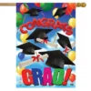 Congrats Graduation House Flag Celebration Graduate 28" X 40" Briarwood Lane 2 Congrats Graduation House Flag Celebration Graduate 28" X 40" Briarwood Lane -Sunnydaze Decor Store GUEST 4a3ee0fa 0224 4c22 94b3 625e9239622d