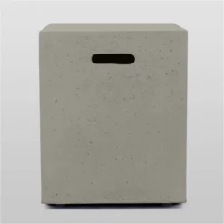 Oana 12pc Acacia U-Shaped Sectional Sofa Set With Fire Pit - Teak/Beige And Light Gray - Christopher Knight Home -Sunnydaze Decor Store GUEST 4ac7b799 aa3f 4cff a61d 05bfd25b686a