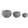 Fiber Clay Planters - 3-Piece Varying Height Textured Pot Set - Rounded Bottom And Drainage Holes For Herbs, Plants, Or Flowers By Pure Garden (Gray) -Sunnydaze Decor Store GUEST 4acebffa 43b9 4ac0 982c 6a87fffed7f6