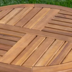 Camden 3pc Acacia & Wicker Bistro Set - Brown - Christopher Knight Home -Sunnydaze Decor Store GUEST 4b4f0bdd 61c2 4e24 86d1 7118d72b7b88