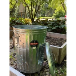 Behrens 20gal Galvanized Steel Composter Can With Lid 10 Behrens 20gal Galvanized Steel Composter Can With Lid -Sunnydaze Decor Store GUEST 4be88a76 05aa 4ab8 b255 1349ae26a6de