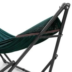 Tranquillo Universal 106.5 Inch Double Hammock Swing With Adjustable Powder-Coated Steel Stand And Carry Bag For Indoor Or Outdoor Use, Peacock -Sunnydaze Decor Store GUEST 4bfb7b1a 36f5 458d 9fb4 418130972638