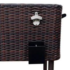 80qt Portable Rolling Patio Cooler Dark Wicker - Permasteel 14 80qt Portable Rolling Patio Cooler Dark Wicker - Permasteel -Sunnydaze Decor Store GUEST 4c63cbfa 3ea5 4a13 a50b 21bb19036662