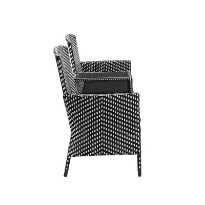 2pc Maksville Aluminum Patio Loveseat & Storage Bench - MiBasics 10 2pc Maksville Aluminum Patio Loveseat & Storage Bench - MiBasics - Image 8