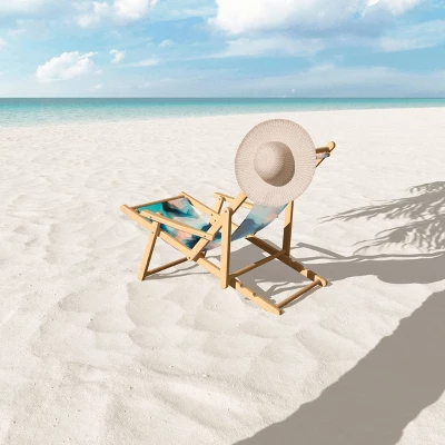 Marta Barragan Camarasa Abstract Tidal Waves Outdoor Sling Chair - Deny Designs 4 Marta Barragan Camarasa Abstract Tidal Waves Outdoor Sling Chair - Deny Designs - Image 2