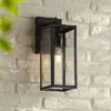 John Timberland Titan Modern Outdoor Wall Light Fixture Mystic Black Dusk To Dawn 14" Clear Glass For Post Exterior Barn Deck House Porch Yard Patio -Sunnydaze Decor Store GUEST 4f489f2c b716 4bd3 8bb3 e33b8e4d94b6