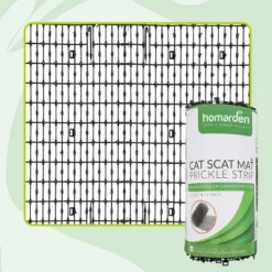 Homarden 6.5ft Cat Scat Repellent Mat - Black