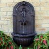 Sunnydaze Decor Sunnydaze 27"H Electric Polystone Florence Outdoor Wall-Mount Water Fountain -Sunnydaze Decor Store GUEST 4f961b48 b281 41a5 9b4e 1d4620c509b6