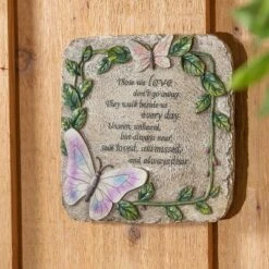 Evergreen Stepping Stone, Those We Love Don't Go Away -Sunnydaze Decor Store GUEST 4fb21e6b a03d 479d a828 5044822fb7f6