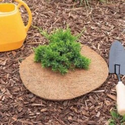 Envelor 15pk 11" Coco Coir Plant Cover Mulch Mat