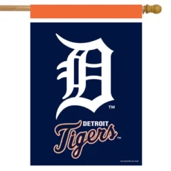 Briarwood Lane Detroit Tigers House Flag MLB Licensed 28" X 40"
