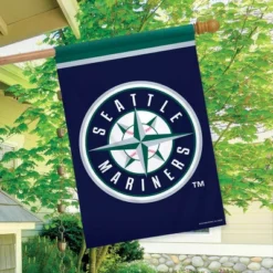 Briarwood Lane Seattle Mariners House Flag MLB Licensed 28" X 40" -Sunnydaze Decor Store GUEST 507048cc e209 424d 84b8 31c961a2ea08
