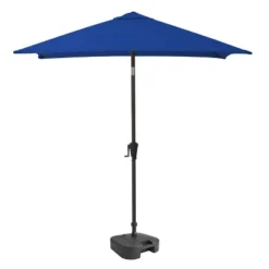 9' Square Titling Market Patio Umbrella With Base - CorLiving -Sunnydaze Decor Store GUEST 50b6d771 21b6 49da 94c5 97de812f4ff8