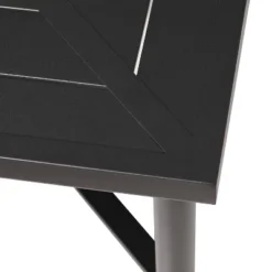 7pc Outdoor Dining Set With 6 Chairs With Seat & Back Cushions & Metal Rectangle Table With Umbrella Hole - Captiva Designs -Sunnydaze Decor Store GUEST 5151e2e4 9c91 4b06 bed6 1c9ecc273d29 1