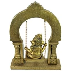 Design Toscano Lord Ganesha Elephant God Swinging On A Jhoola Hindu Statue -Sunnydaze Decor Store GUEST 526ceeae 63d4 42dc 94ba 3674236363c2