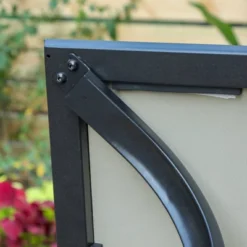 Patio Set With Steel Table With 1.57" Umbrella Hole & Steel Swivel Sling Arm Chairs - Captiva Designs -Sunnydaze Decor Store GUEST 526e6271 0236 4717 80ff 64ca21b464c7