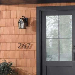 12.5" Brindelle Birdhouse Stained Glass Exterior Light Fixture - River Of Goods -Sunnydaze Decor Store GUEST 534b421b 0a92 4e15 803a a60e91cbc7b7