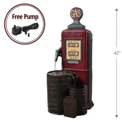 Teamson Home Outdoor Vintage Gas Station Waterfall Fountain 10 Teamson Home Outdoor Vintage Gas Station Waterfall Fountain -Sunnydaze Decor Store GUEST 545e8c72 a8ee 4dad b93e 9f8aa08f3e8f