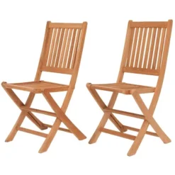 Highland Park 13pc Patio Teak Wood Double-Extendable Oval Dining Set - International Home Miami -Sunnydaze Decor Store GUEST 5479de6f f413 4bd6 9d52 192eb5948470