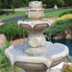 Sunnydaze Decor Sunnydaze 35"H Electric Fiberglass 3-Tier Birds' Delight Outdoor Bird Bath Water Fountain 16 Sunnydaze Decor Sunnydaze 35"H Electric Fiberglass 3-Tier Birds' Delight Outdoor Bird Bath Water Fountain -Sunnydaze Decor Store GUEST 5501f8db 09e9 436e 8ecb 6b123fdd2ead