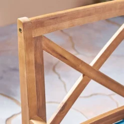 Juniper 7pc Acacia Wood Dining Set - Teak/Blue - Christopher Knight Home -Sunnydaze Decor Store GUEST 55d3523a e49e 44c0 a2c5 773cadc56322