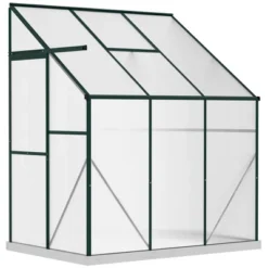 Outsunny Walk-In Garden Greenhouse Aluminum Polycarbonate With Roof Vent For Plants Herbs Vegetables 11 Outsunny Walk-In Garden Greenhouse Aluminum Polycarbonate With Roof Vent For Plants Herbs Vegetables -Sunnydaze Decor Store GUEST 55fde1ee 2712 4119 aa3d 2e74b9bb8860