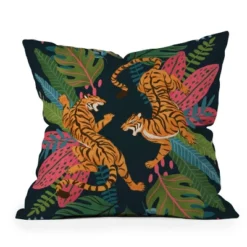 Avenie Jungle Cats Outdoor Throw Pillow Orange - Deny Designs 14 Avenie Jungle Cats Outdoor Throw Pillow Orange - Deny Designs -Sunnydaze Decor Store GUEST 56c1a4fa 34b8 436b 8bb0 26501e9da96a
