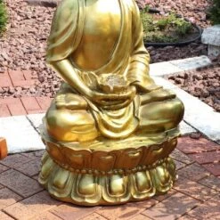 Sunnydaze Decor Sunnydaze 36"H Electric Fiberglass Relaxed Buddha Outdoor Water Fountain With LED Light 13 Sunnydaze Decor Sunnydaze 36"H Electric Fiberglass Relaxed Buddha Outdoor Water Fountain With LED Light -Sunnydaze Decor Store GUEST 5778ed0b 0eaf 4875 af4c dacb6a52b8c0