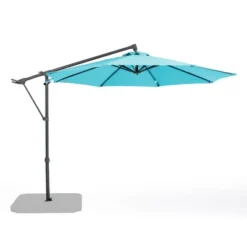 Aoodor 9.64FT Offset Hanging Umbrella Aluminum Cantilever Umbrella -Sunnydaze Decor Store GUEST 579e01e6 e048 45bd b819 3605faeeeb7e