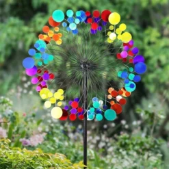 24" X 75" Giant Metal Kinetic Garden Stake - Starry Night - Exhart 18 24" X 75" Giant Metal Kinetic Garden Stake - Starry Night - Exhart -Sunnydaze Decor Store GUEST 57e0aad9 a26e 4cc2 803e 318d2495adde
