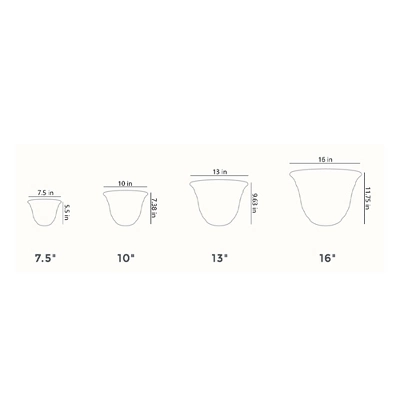 HC Companies SRA10001P09 Sierra 10 Inch Self Watering Round Weather Resistant Plastic Resin Flower Garden Planter Pot Container, Arizona Sand 7 HC Companies SRA10001P09 Sierra 10 Inch Self Watering Round Weather Resistant Plastic Resin Flower Garden Planter Pot Container, Arizona Sand - Image 5