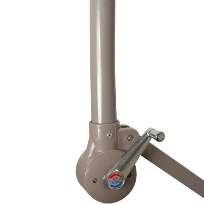 Northlight 10' Outdoor Patio Off-Set Umbrella With Crank And Tilt - Beige 5 Northlight 10' Outdoor Patio Off-Set Umbrella With Crank And Tilt - Beige - Image 3