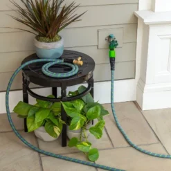 HydroTech 50ft Expandable Burst Proof Hose - Green -Sunnydaze Decor Store GUEST 5a319e8f ac14 4e13 9b47 b99fda507cf9