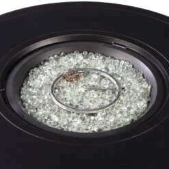 5pc Outdoor Fire Table Set With Hammered 44" Round Fire Table, 4 Deep Seating Swivel Rocking Chairs & Table Fabric Covers - Oakland Living 20 5pc Outdoor Fire Table Set With Hammered 44" Round Fire Table, 4 Deep Seating Swivel Rocking Chairs & Table Fabric Covers - Oakland Living -Sunnydaze Decor Store GUEST 5a4cbba4 3d33 4a63 93ec fdd162cf37a5 2