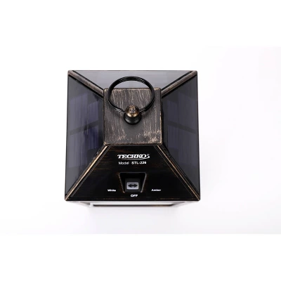 Solar Portable Hanging Outdoor Lantern Black - Techko Maid 5 Solar Portable Hanging Outdoor Lantern Black - Techko Maid - Image 3