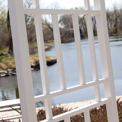 75" Wellington Vinyl Trellis - Mocha - Dura-Trel 3 75" Wellington Vinyl Trellis - Mocha - Dura-Trel