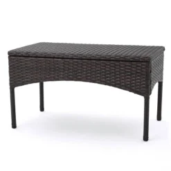 Cancun 4pc All-Weather Wicker Patio Chair Set - Brown - Christopher Knight Home -Sunnydaze Decor Store GUEST 5bdb67c6 5fda 4b74 93bb af6d9a30a09f