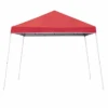 Z-Shade 10 X 10 Foot Angled Leg Outdoor Canopy Tent With A Push Button Locking System And Z-Shade 4 Pack Of Heavy Duty Leg Weight Bags, Red -Sunnydaze Decor Store GUEST 5cd7b8bb 9dad 4536 8142 beecadb4f2b1