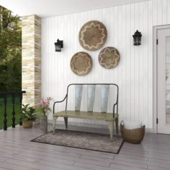 Metal Garden Bench - Olivia & May 22 Metal Garden Bench - Olivia & May -Sunnydaze Decor Store GUEST 5cec2b6d 8803 4722 a212 ecfda53dd531