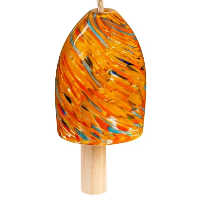 Evergreen 8"H Yellow Swirl Chime 4 Evergreen 8"H Yellow Swirl Chime - Image 2