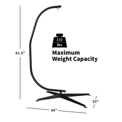 Costway C Hammock Frame Stand Solid Steel Construction 3 Costway C Hammock Frame Stand Solid Steel Construction