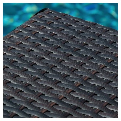 Riga Square Wicker Bar Table - Brown - Christopher Knight Home 4 Riga Square Wicker Bar Table - Brown - Christopher Knight Home - Image 2