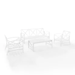 Kaplan 4pc Outdoor Sofa Set - Navy - Crosley 11 Kaplan 4pc Outdoor Sofa Set - Navy - Crosley -Sunnydaze Decor Store GUEST 5f3a20f3 1c19 4aef b90e b6fc19d5f7cf