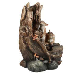 LuxenHome Resin Two Bunnies Tree Stump Outdoor Fountain With LED Lights 16 LuxenHome Resin Two Bunnies Tree Stump Outdoor Fountain With LED Lights -Sunnydaze Decor Store GUEST 5f7bb404 9a8f 45a9 ad47 43c75fd3f08c
