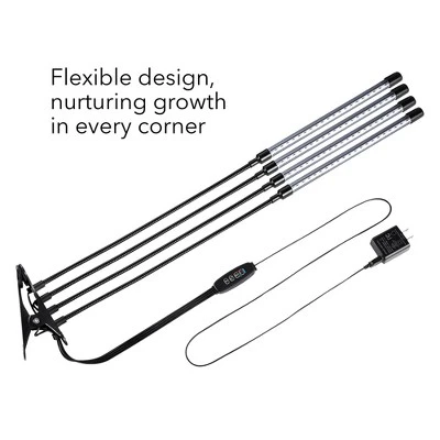 Dartwood LED Grow Lights For Indoor Plants With Red Blue Spectrum - Plant Grow Light With 9 Brightness Levels, Auto On Off Function (3 Pack) 7 Dartwood LED Grow Lights For Indoor Plants With Red Blue Spectrum - Plant Grow Light With 9 Brightness Levels, Auto On Off Function (3 Pack) - Image 5