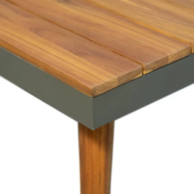 Stellar 4pc Outdoor Aluminum Sectional Set With Tables & Cushions - DUKAP 9 Stellar 4pc Outdoor Aluminum Sectional Set With Tables & Cushions - DUKAP - Image 7