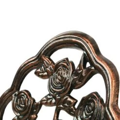 3pc Rose Cast Metal Set With Cast Aluminum Table Top & Chairs - Oakland Living 10 3pc Rose Cast Metal Set With Cast Aluminum Table Top & Chairs - Oakland Living -Sunnydaze Decor Store GUEST 62023065 dd6f 4e0f b724 ce117409e1ae