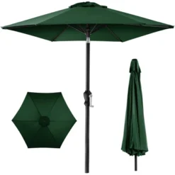 Best Choice Products 10ft Outdoor Steel Market Patio Umbrella W/ Crank, Tilt Push Button, 6 Ribs -Sunnydaze Decor Store GUEST 625538f2 6cdd 4d13 8978 e82c3d15e0c2